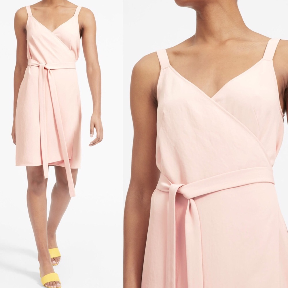 Everlane • Japanese GoWeave Tank Mini Wrap Dress